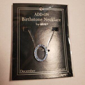 Ganz Add-On Blue December Birthstone Necklace